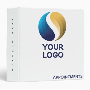 Add your logo Simple Professional Custom 3 Ring Binder