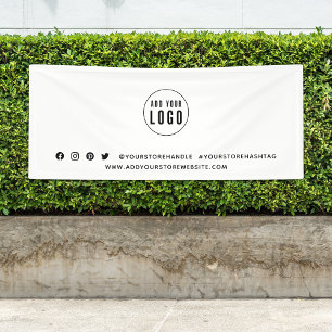Add Your Logo Social Media Branding Marketing Banner
