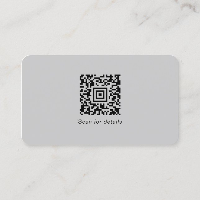 Add Your Logo Social Media QR Code Corporate Business Card