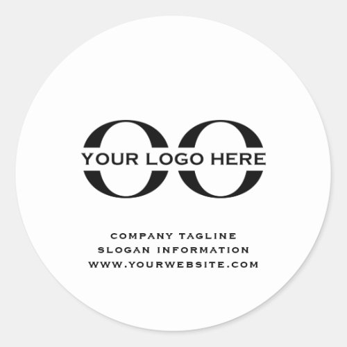 Add Your Logo Stickers with Custom Text