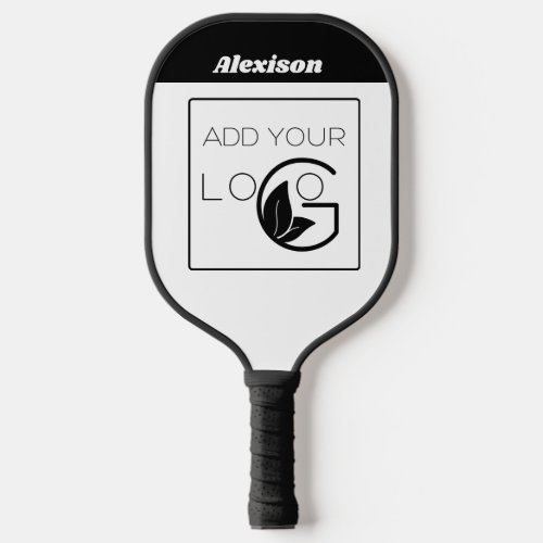 Add Your Logo text company name Pickleball Paddle