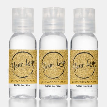 Add Your Logo Travel Bottles Set Hand Sanitizer by TheSillyHippy at Zazzle