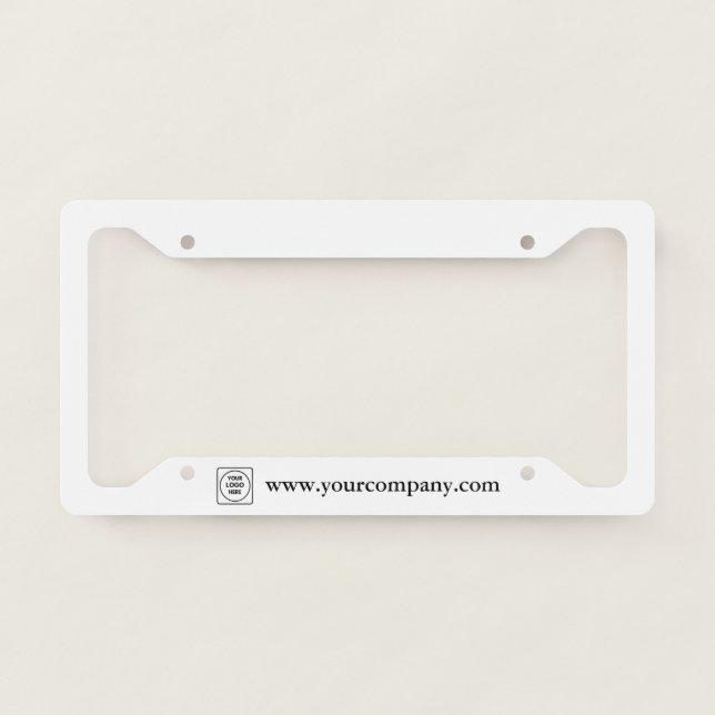 Add Your Logo Website Minimal Promo Frame Design (Front)