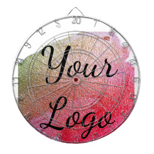 add your logo website pink green golden simple mi dart board