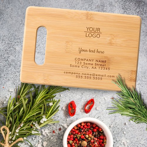 Add your Logo with Custom Text Company Promotion Cutting Board