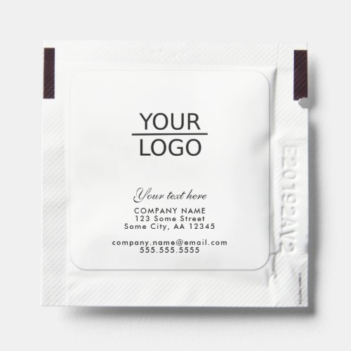 Add your Logo with Custom Text Company Promotion Hand Sanitizer Packet