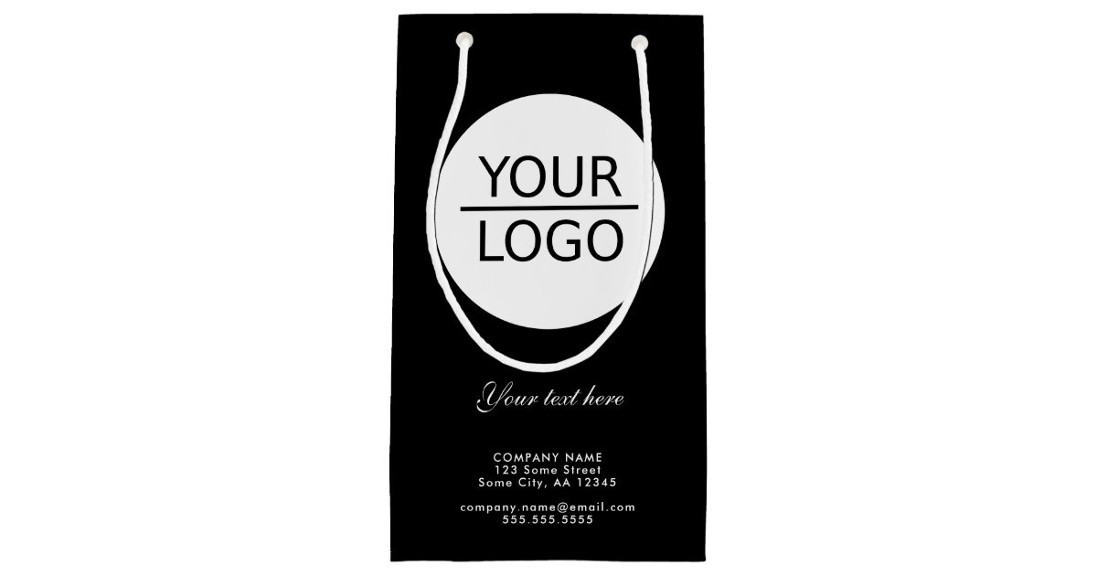 Custom Logo & Company Name Gift Bag