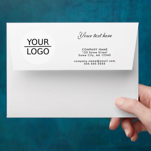Add your Logo with Custom Text Promotion Envelope