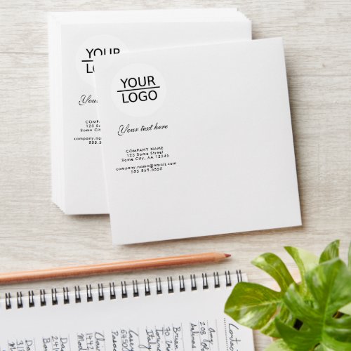 Add your Logo with Custom Text Promotion Envelope