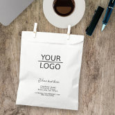 Custom Paper Bags with Company Logo Low Minimum