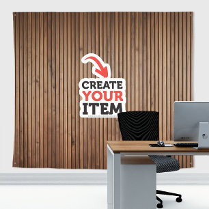 Add your logo Wood panels Zoom Backdrop Brown