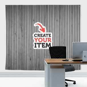 Add your logo Wood panels Zoom Backdrop Gray