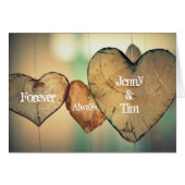 Add Your "Love" Message to this Personalized Card (Front Horizontal)