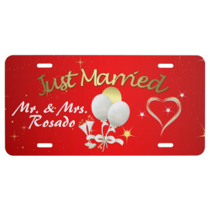 Add Your Married Name  license plate