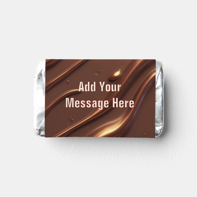 Add Your Message on back Hershey's Miniatures (Back)