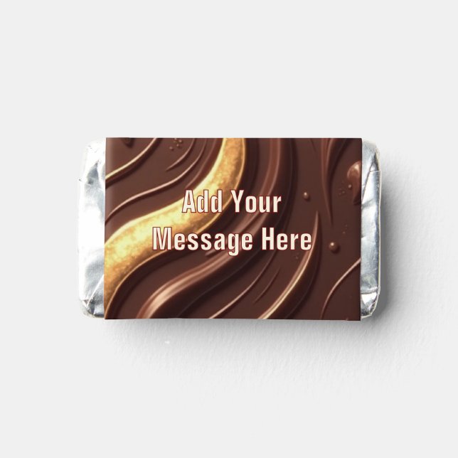 Add Your Message on back Hershey's Miniatures (Back)