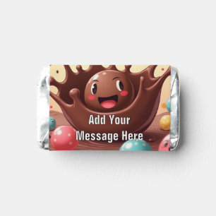 Add Your Message on back Hershey's Miniatures