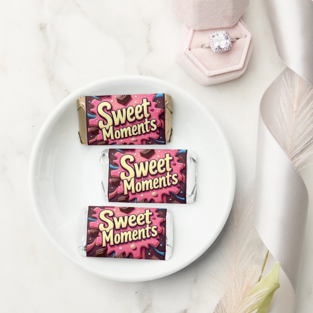 Add Your Message on back Hershey's Miniatures (Wedding)