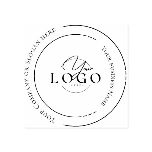 Add your MODERN BUSINESS LOGO ADDRESS COMPANY NAME Rubber Stamp