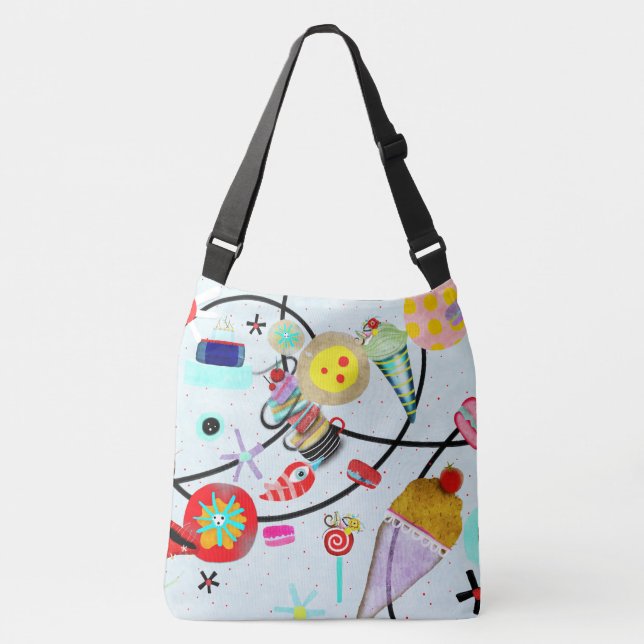 add your monogram in the back crossbody bag (Front)