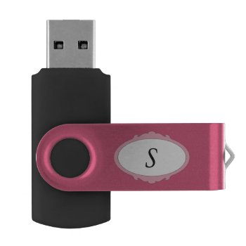 Add Your Monogram Template Usb Flash Drive by atlanticdreams at Zazzle