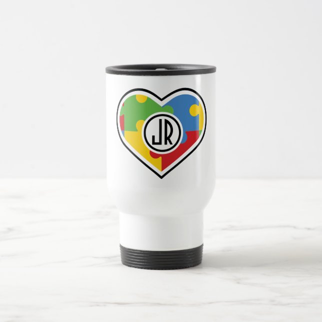 Add Your Monogram Travel/Commuter Mug (Center)