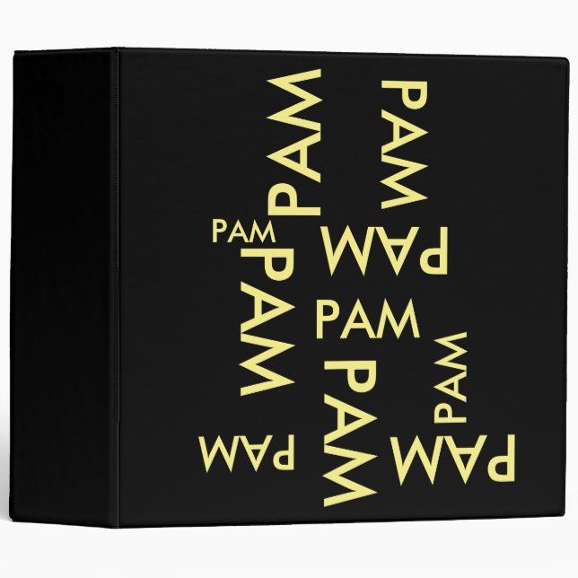 Add your name 3 ring binder (Front/Spine)