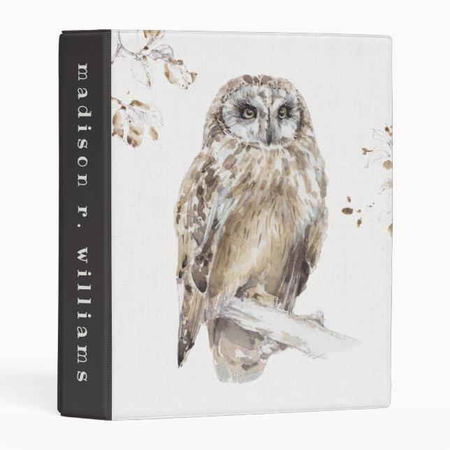 Add Your Name | A Woodland Walk VIII Mini Binder (Front/Spine)