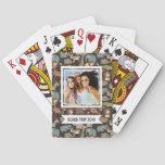 Add Your Name | African Animals Pattern Poker Cards