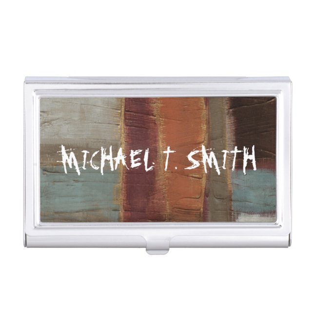 Add Your Name | Ancient Musings II Business Card Case (Front)