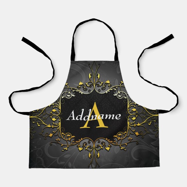 Add your name and initial apron (Front)