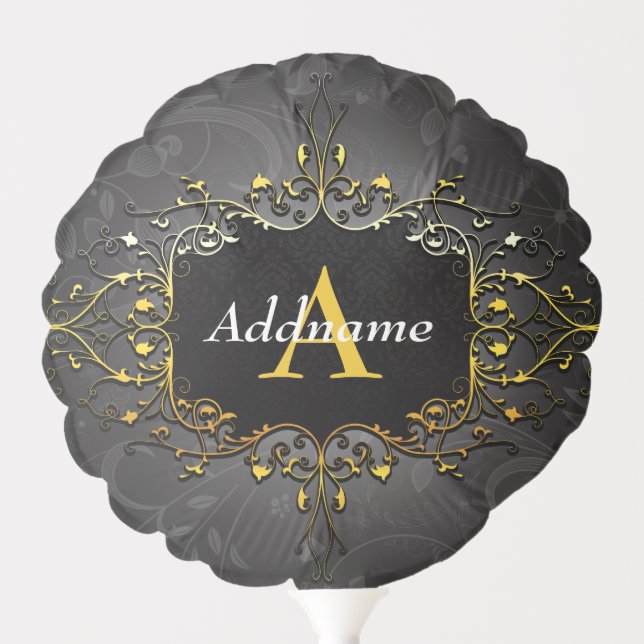 Add your name and initial balloon (Front)