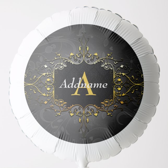 Add your name and initial balloon (Front)