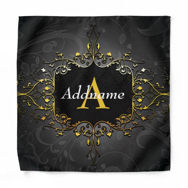 Add your name and initial bandana (Front)