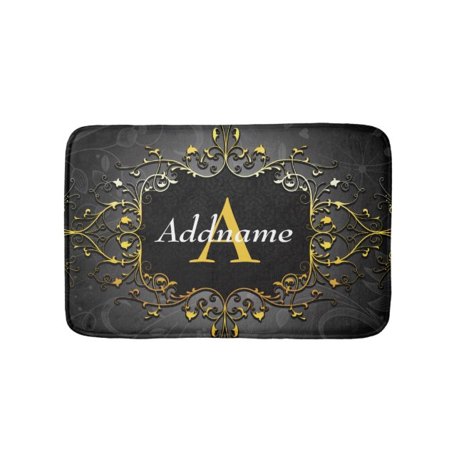 Add your name and initial bath mat (Front)