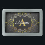 Add your name and initial belt buckle<br><div class="desc">Add your name and initial</div>
