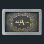 Add your name and initial belt buckle<br><div class="desc">Add your name and initial</div>