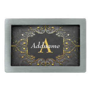 Add your name and initial belt buckle