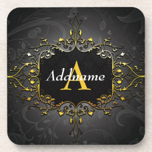 Add your name and initial beverage coaster