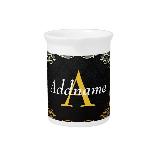 Add your name and initial beverage pitcher (Front)