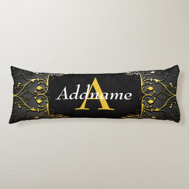 Add your name and initial body pillow (Front)