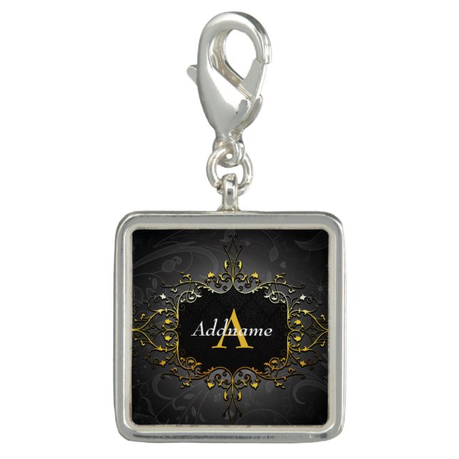 Add your name and initial charm (Front)