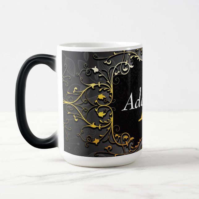 Add your name and initial color morph mug  (Left)