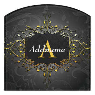 Add your name and initial door sign