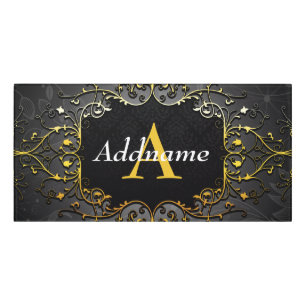 Add your name and initial door sign