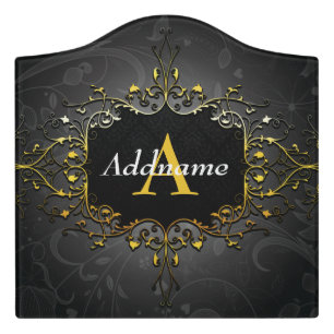 Add your name and initial door sign