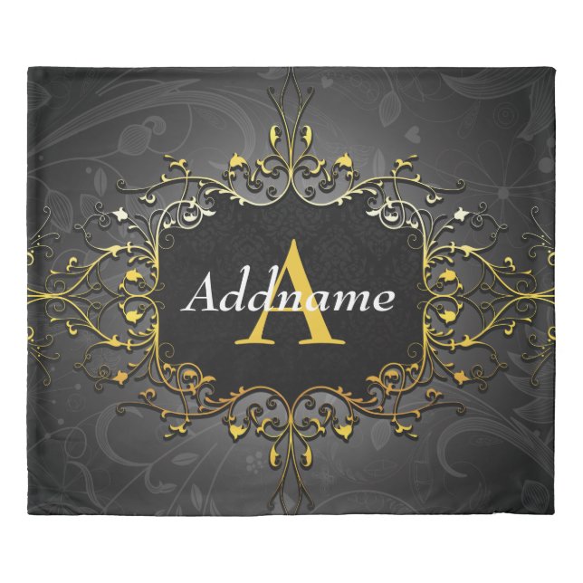 Add your name and initial duvet cover (Front)