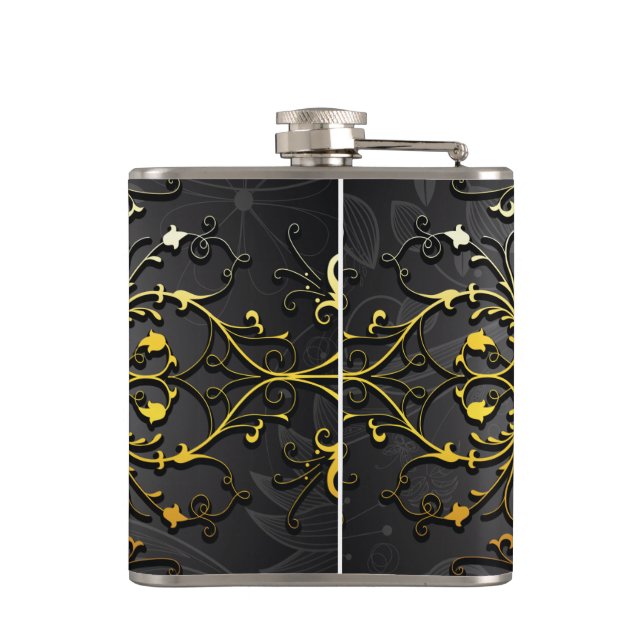 Add your name and initial flask (Back)