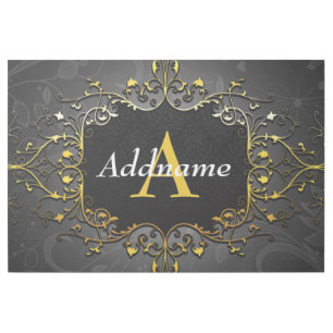 Add your name and initial gallery wrap