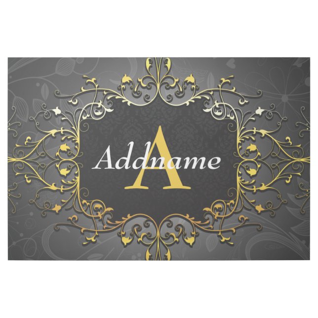 Add your name and initial gallery wrap (Front)